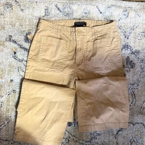 Casual Tan Cropped Pants